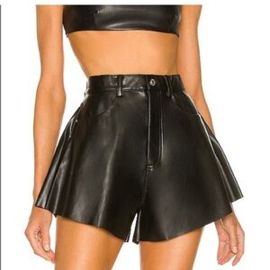 We wore what leather shorts